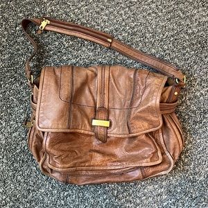 Juicy Couture Brown Leather Satchel